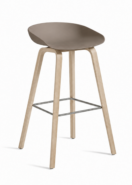 About a Stool AAS32 High, khaki/Seifenbehandelt Eg von HAY - 1 - Jacobsen Plus