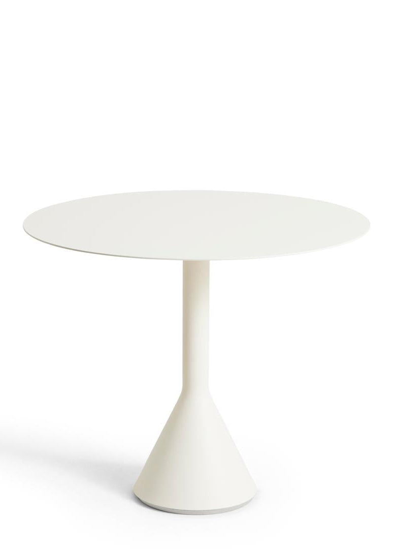 Palissade Cone Tisch von HAY - Ø: 90 x H: 74 cm / Cremeweiß - Jacobsen Plus