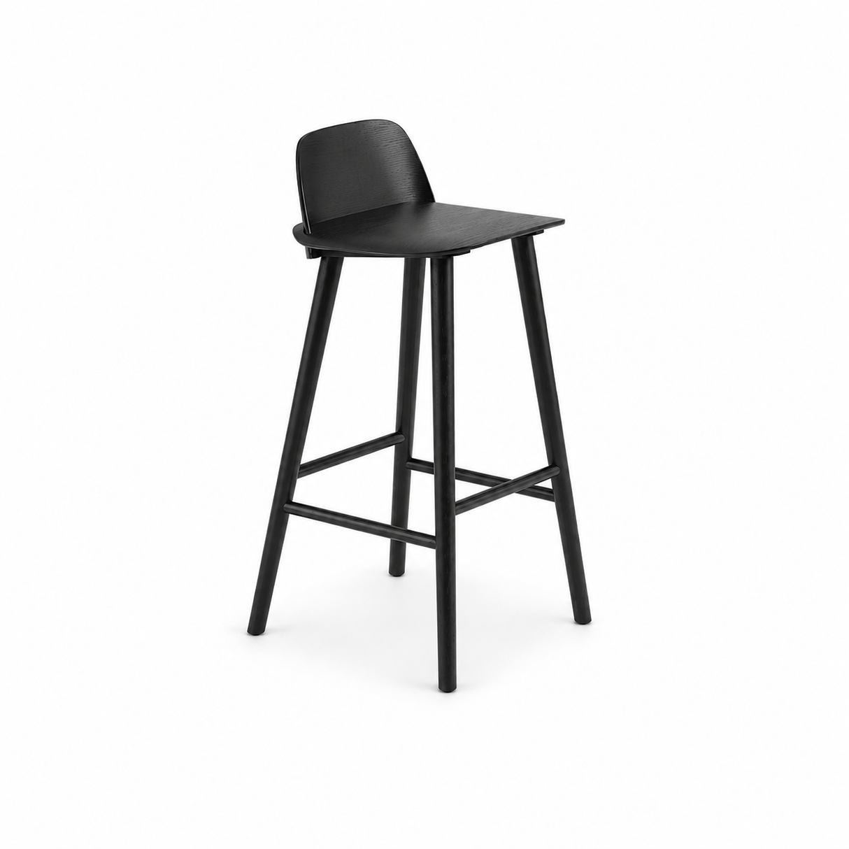 Nerd barstol, sort fra Muuto - 1 - Jacobsen Plus