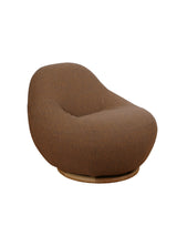 Gem Loungestol med Teak Drejefod fra Cane-line - Umber brown - Jacobsen Plus