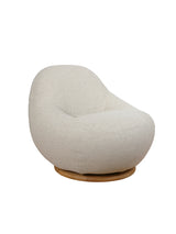 Gem Loungestol med Teak Drejefod fra Cane-line - Desert sand - Jacobsen Plus