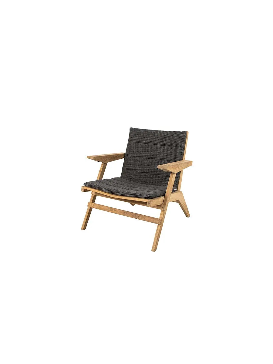 Flip Loungestol fra Cane-line - Inkl. hynde i Dark Grey - Jacobsen Plus