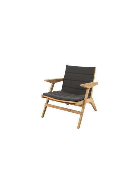 Flip Lounge-Sessel von Cane-line - Inkl. Kissen in Dunkelgrau - Jacobsen Plus