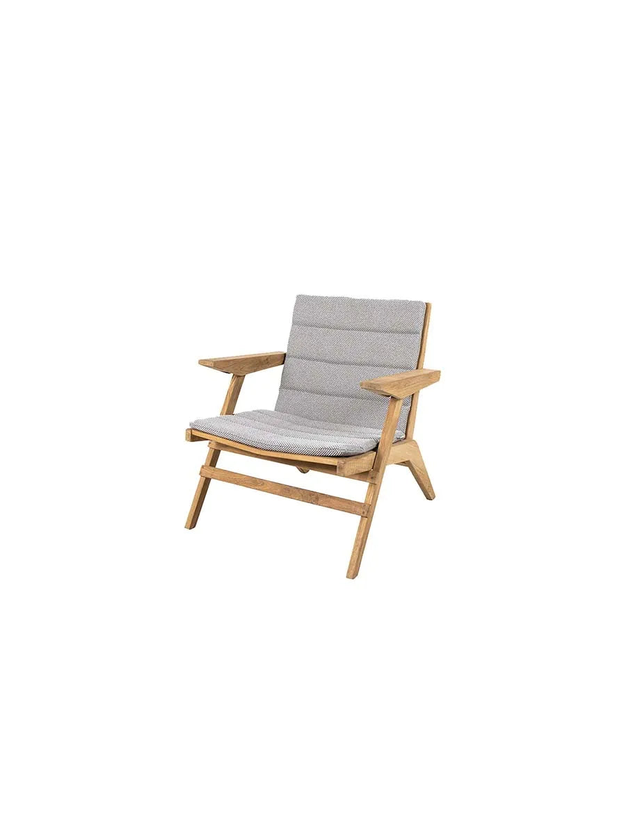 Flip Loungestol fra Cane-line - Inkl. hynde i Light Grey - Jacobsen Plus