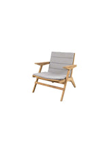 Flip Loungestol fra Cane-line - Inkl. hynde i Light Grey - Jacobsen Plus
