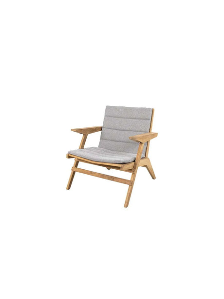 Flip Lounge-Sessel von Cane-line - Inkl. Kissen in Light Grey - Jacobsen Plus
