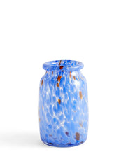 Splash Vase, Roll neck blue von HAY