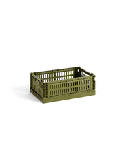 Colour crate S, olive von HAY