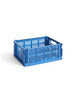 Colour crate M, electric blue von HAY
