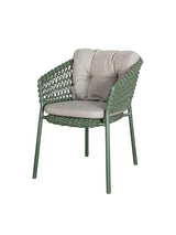 Ocean Stol, Soft Rope fra Cane-line - Dark green / Taupe, Cane-line Natté - Jacobsen Plus