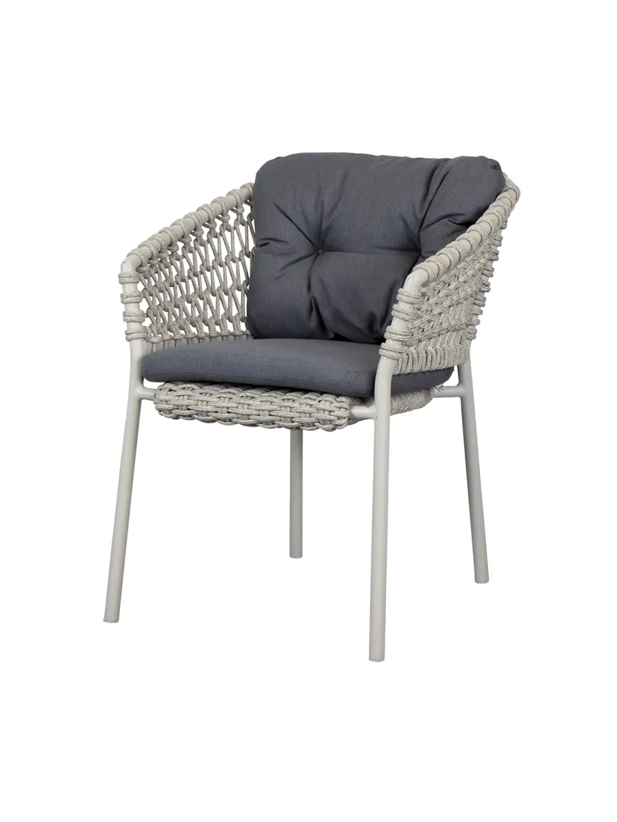 Ocean Stol, Soft Rope fra Cane-line - Sand / Grey, Cane-line Natté - Jacobsen Plus