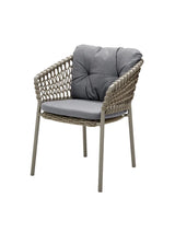 Ocean Stol, Soft Rope fra Cane-line - Taupe / Grey, Cane-line Natté - Jacobsen Plus
