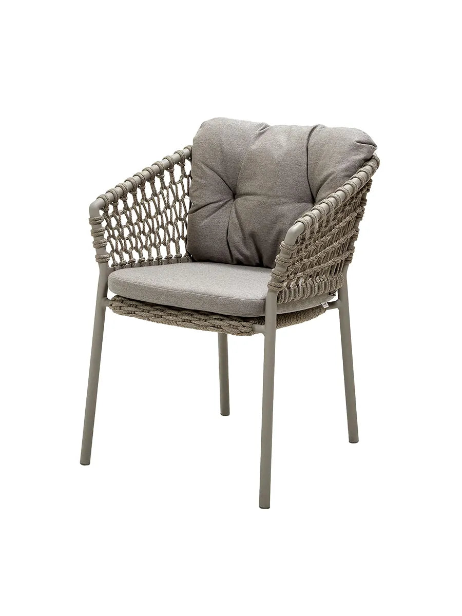 Ocean Stol, Soft Rope fra Cane-line - Taupe / Taupe, Cane-line Natté - Jacobsen Plus