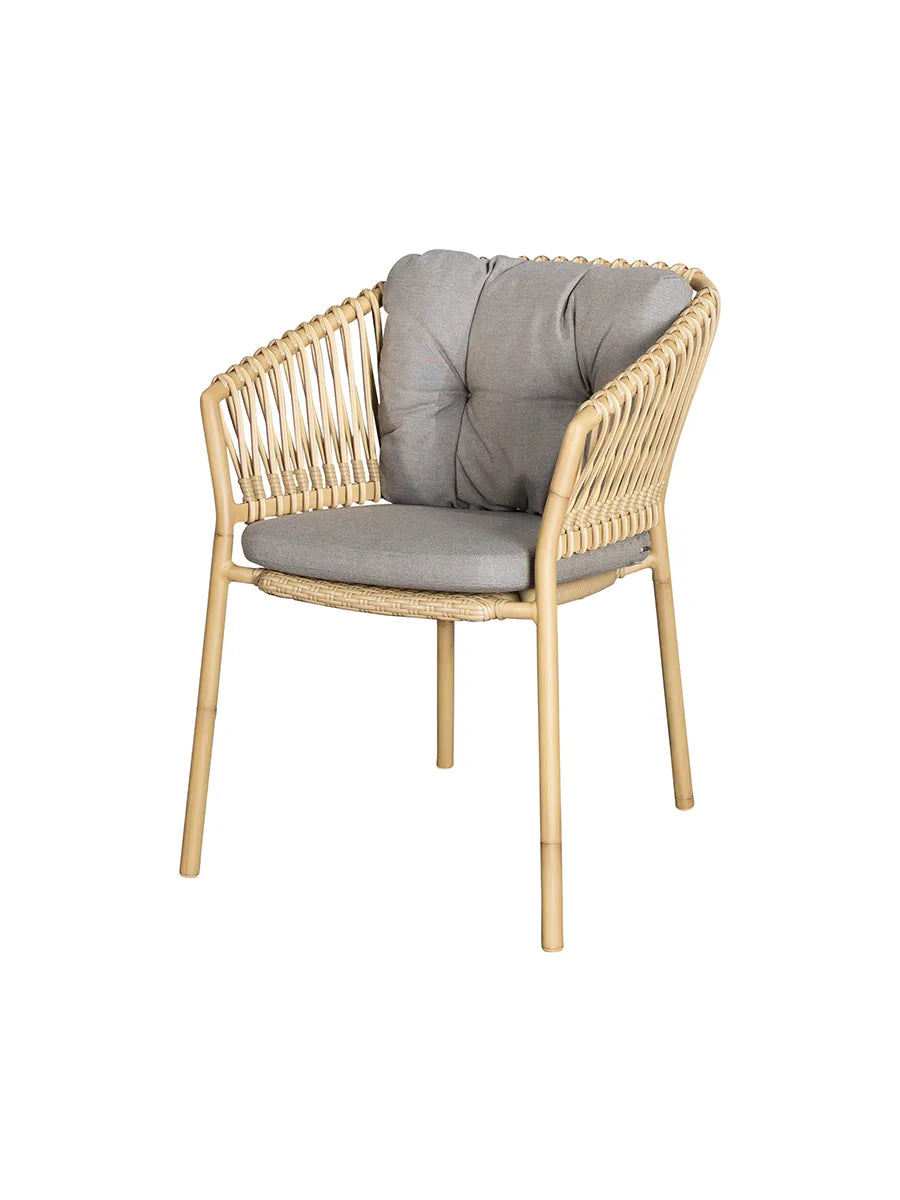 Ocean stol, Weave fra Cane-line - Natural / Taupe, Cane-line Natté - Jacobsen Plus