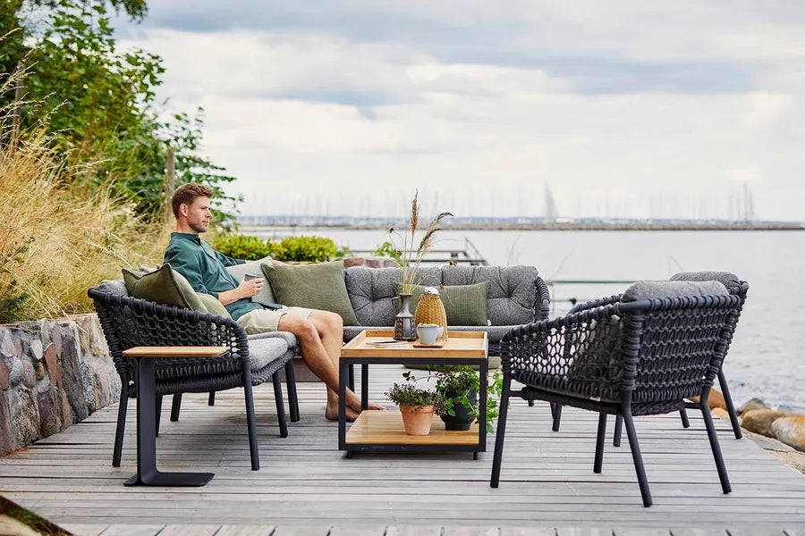Ocean Lounge-Sessel, Soft Rope von Cane-line - 2 - Jacobsen Plus