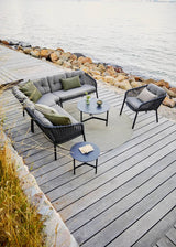 Ocean 2-pers. Sofa, højre modul, Soft Rope fra Cane-line - 1 - Jacobsen Plus