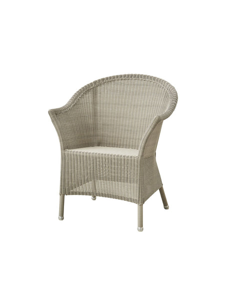 Cane-line Lansing Gartenstuhl ohne Kissen, taupe - 1 - Jacobsen Plus