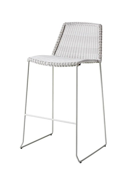 Breeze Barhocker von Cane-line - Weißgrau - Jacobsen Plus