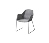 Breeze Havestol m. Meder Stel fra Cane-line - Light grey - Jacobsen Plus