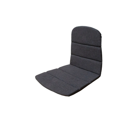 Sitz- und Rückenkissen für Breeze Stuhl m. Kufen von Cane-line - Black - Cane-line Natté - Jacobsen Plus