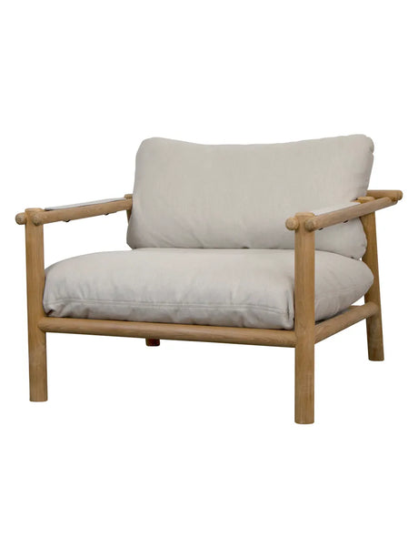 Sticks Lounge-Sessel, Teak von Cane-line - Sand, Cane-line Natté - Jacobsen Plus