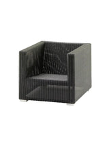 Chester Loungestol fra Cane-line - Graphite / Ingen hynde - Jacobsen Plus