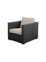 Chester Loungestol fra Cane-line - Graphite / Desert Sand, Cane-line Rise - Jacobsen Plus