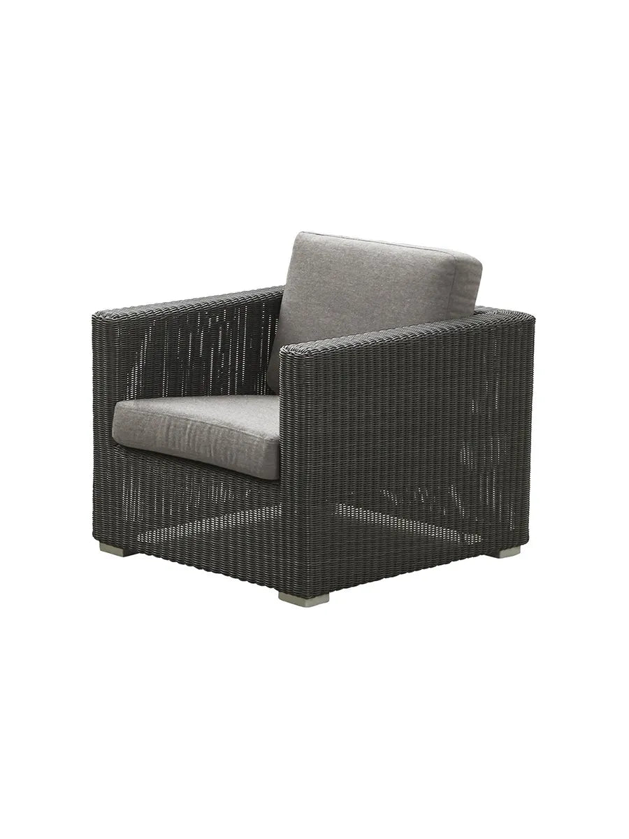 Kissenset für Chester Lounge-Sessel von Cane-line - Taupe, Cane-line Natté inkl. QuickDry - Jacobsen Plus