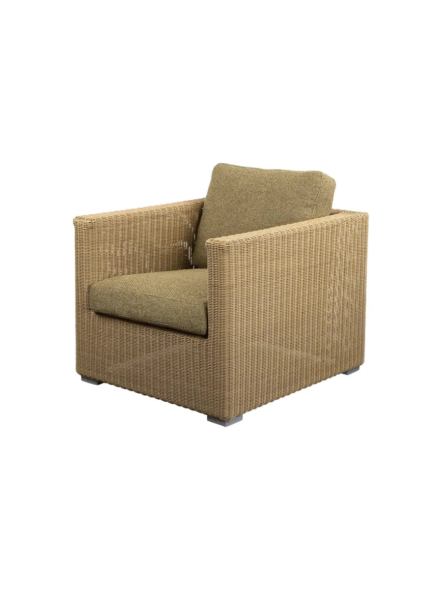Kissenset für Chester Lounge-Sessel von Cane-line - Kurkumagelb, Cane-line Rise - Jacobsen Plus