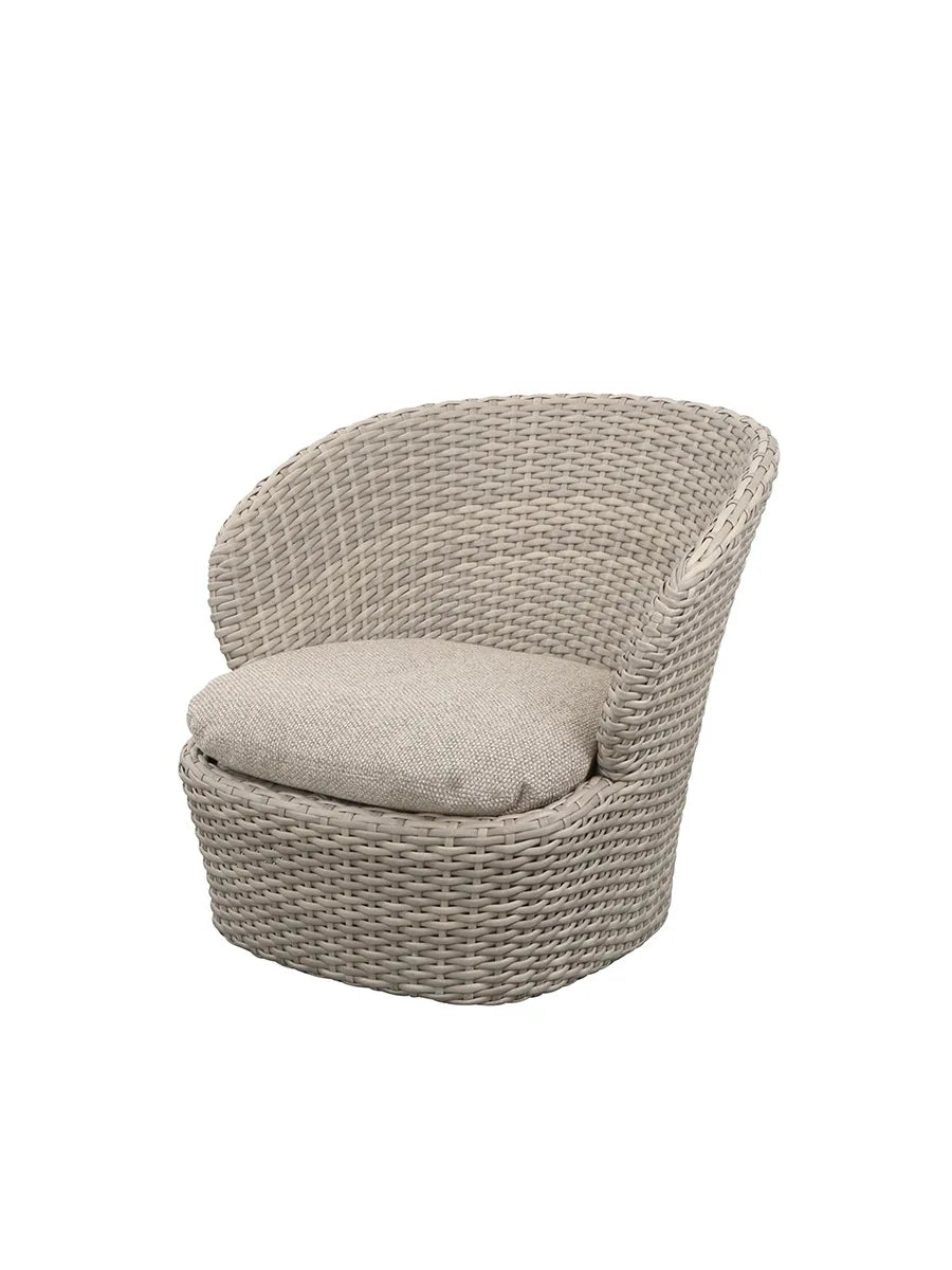 Coast Loungestol med. Swivel, sand fra Cane-line - 1 - Jacobsen Plus