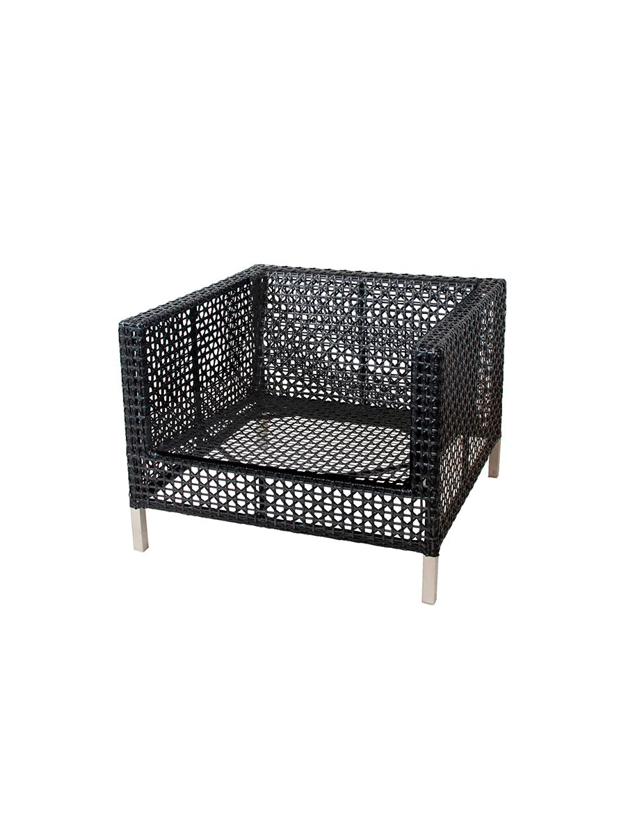 Connect Loungestol, black/antracite fra Cane-line - 3 - Jacobsen Plus