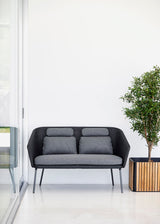 Mega 2-pers. Sofa, inkl. hyndesæt fra Cane-line - 2 - Jacobsen Plus