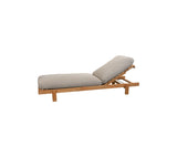 Hynde til vista solseng i teak, fra Cane-line - Light Brown - Jacobsen Plus