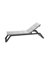 Siesta Sonnenliege von Cane-line - Grey / Hellgrau - Jacobsen Plus