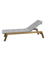 Siesta Sonnenliege von Cane-line - Teak / Hellgrau - Jacobsen Plus