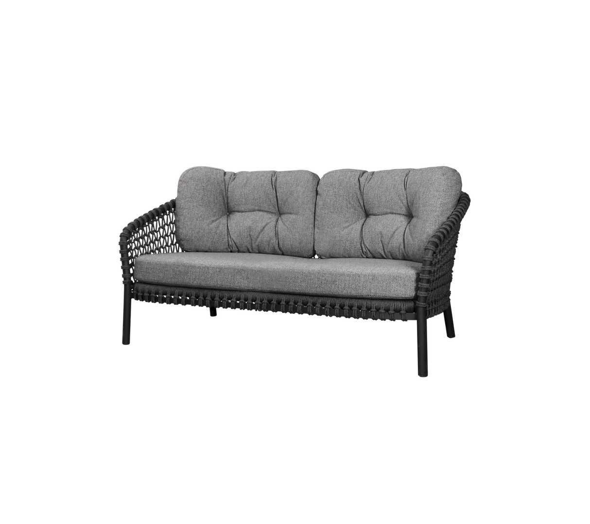  - Dark grey - Cane-line Wove mit QuickDry & Airflow - Jacobsen Plus