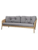 Ocean 3-Sitzer Sofa, flat weave von Cane-line - 5 - Jacobsen Plus