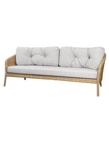 Ocean 3-Sitzer Sofa, flat weave von Cane-line - 1 - Jacobsen Plus
