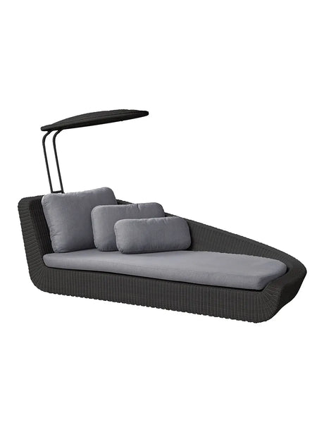 Savannah Daybed, venstre fra Cane-line - Grå, Cane-line Natte hynde - Jacobsen Plus