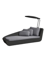 Savannah Daybed, højre fra Cane-line - Grå, Cane-line Natte hynde - Jacobsen Plus