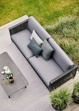 Connect 3-Sitzer Sofa von Cane-line - 2 - Jacobsen Plus