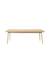 C65 Åstrup spisebord med udtræk, lakeret eg fra FDB Møbler - 100 x 220-340 cm - Jacobsen Plus