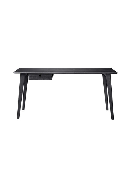 C67 Skrivebord fra FDB Møbler - 156 x 60 cm / Sort eg - Jacobsen Plus