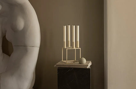 Kubus 4 Kerzenständer, ivory von Audo Copenhagen - 4 - Jacobsen Plus
