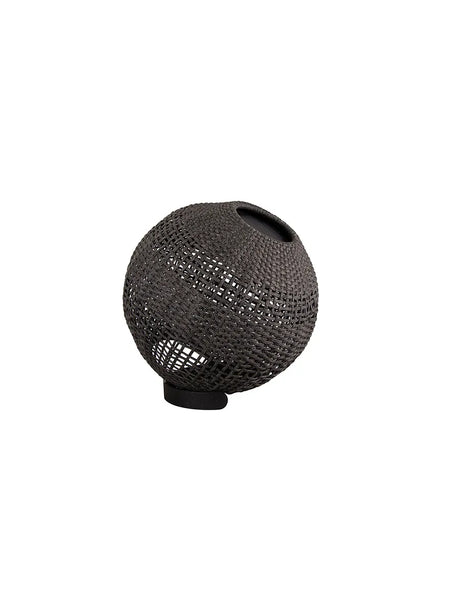 Illusion Lampe, rund von Cane-line - Dunkelgrau - Jacobsen Plus