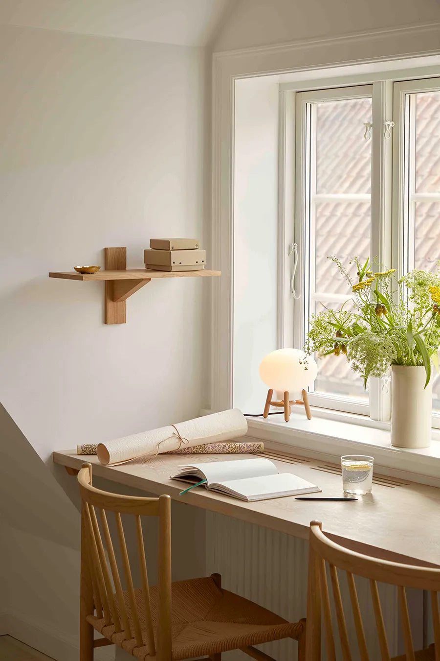 B100 Sorø Hylde, 50 x 24 cm fra FDB Møbler - 2 - Jacobsen Plus