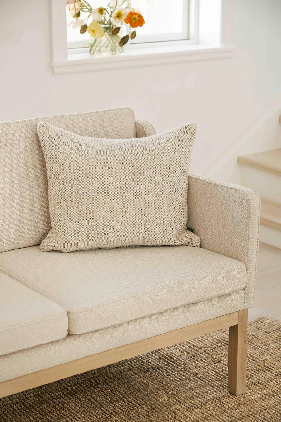 L43 MK46 Sofa, Beige Textil af Mogens Koch - 4 - Jacobsen Plus