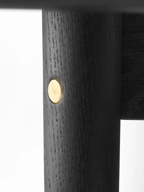 C63E Bjørk Esstisch inkl. 2 Zusatzplatten, schwarz bemalt Eiche von FDB Møbler - 3 - Jacobsen Plus