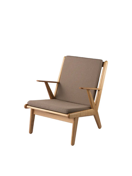 J53 Lænestol fra FDB Møbler - Grain - Taupe (61230) - Jacobsen Plus