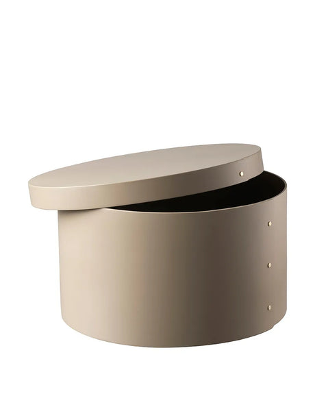 X3 Drejø Aufbewahrungsbox, Ø42 cm von FDB Møbler - Grey Beige - Jacobsen Plus